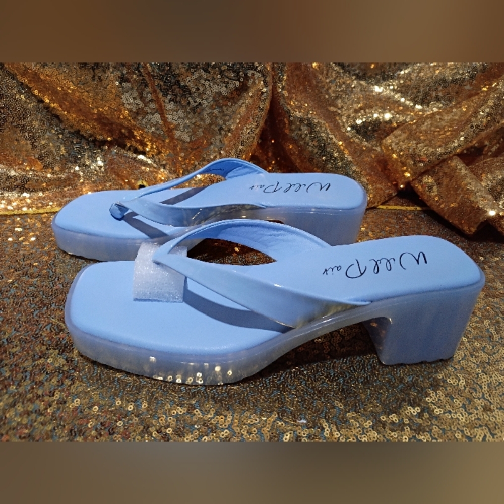 Wild Pair Light Blue Women's Sandals